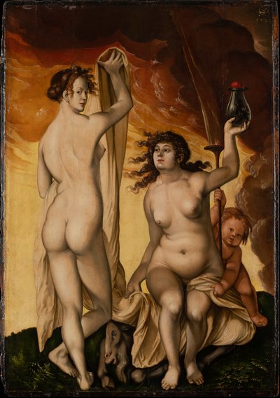 Dvě čarodějnice od Hans Baldung Grien
