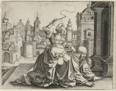 Phyllis a Aristoteles od Hans Brosamer