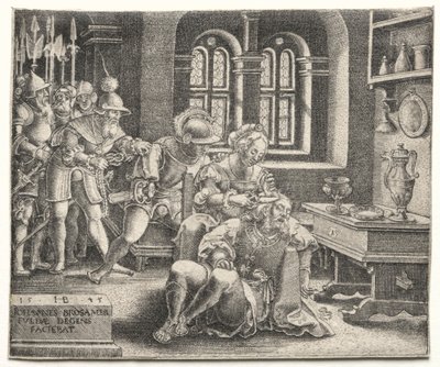 Samson a Dalila, 1545. od Hans Brosamer