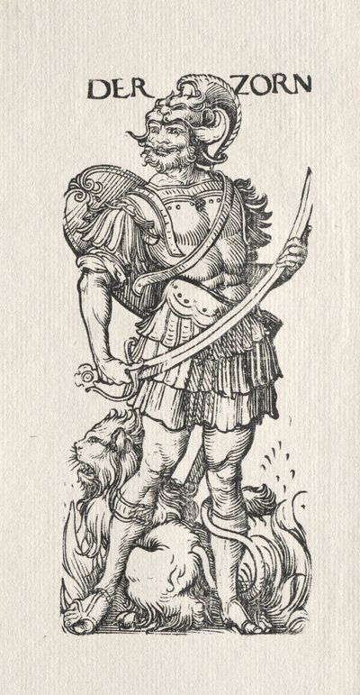 Sedm neřestí: Hněv od Hans Burgkmair