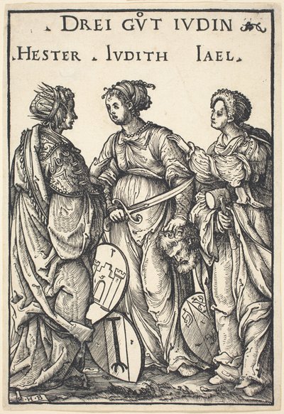 Hester, Judith a Jael od Hans Burgkmair I