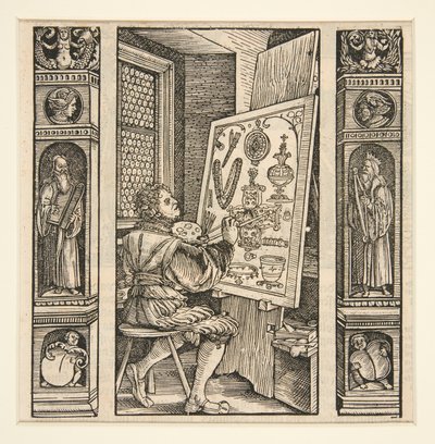 Malíř drahokamů z Petrarca od Hans Burgkmair the Elder