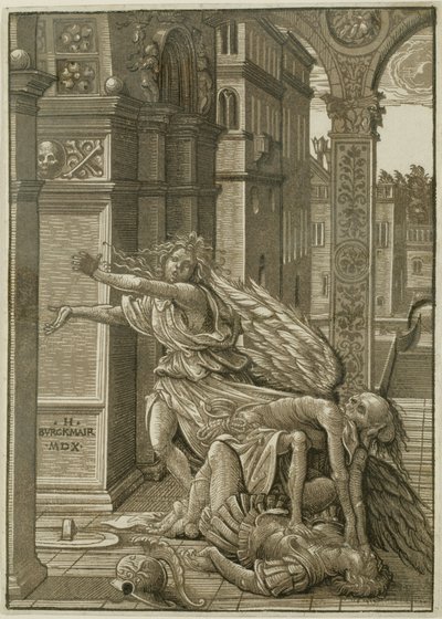 Milenci překvapeni smrtí od Hans Burgkmair the Elder