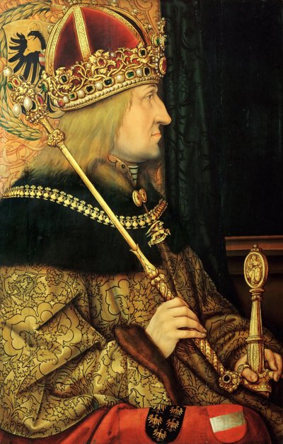 Portrét Fridricha III. 1415-1493, císař Svaté říše římské, konec 15. století od Hans Burgkmair the Elder
