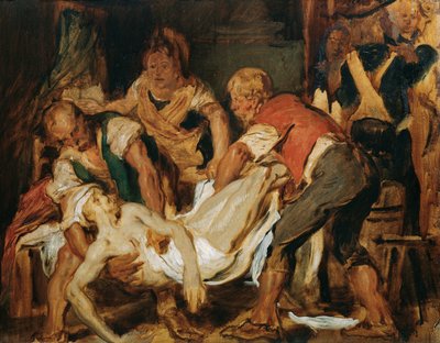Obnova těla Jean-Paul Marat od Hans Canon