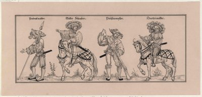 Obhájce Vídeň z roku 1529 - podle dřevorytu Nikolause Meldemanna od Hans Guldenmundt