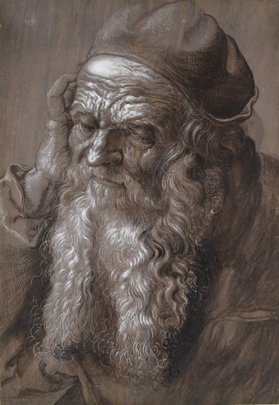 Starý muž ve věku 93 let St Jerome, konec 16. století od Hans Hoffmann