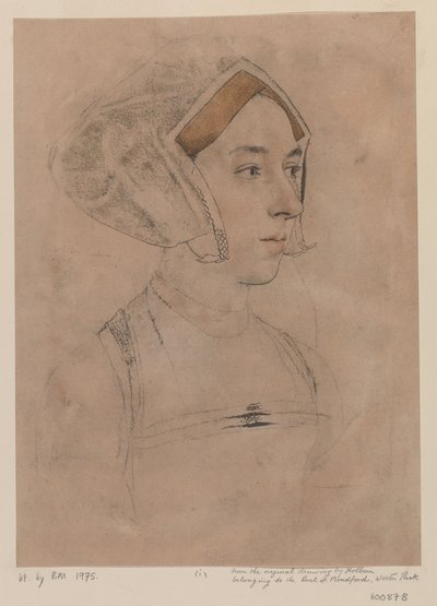 Anne Boleynové od Hans, Holbein