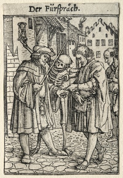 Tanec smrti: Obhájce od Hans Holbein