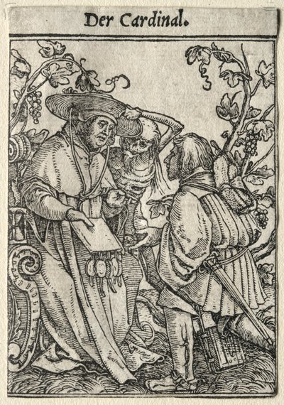 Tanec smrti: Kardinál. od Hans Holbein