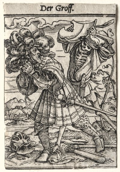 Tanec smrti: Hrabě od Hans Holbein