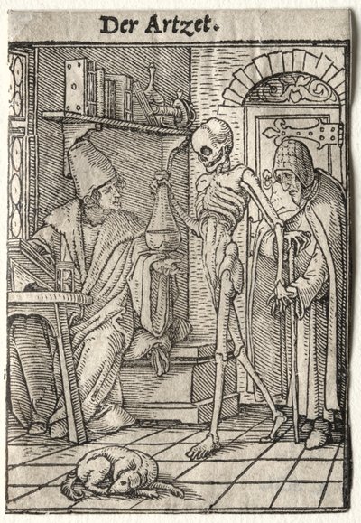 Tanec smrti: Doktor od Hans Holbein