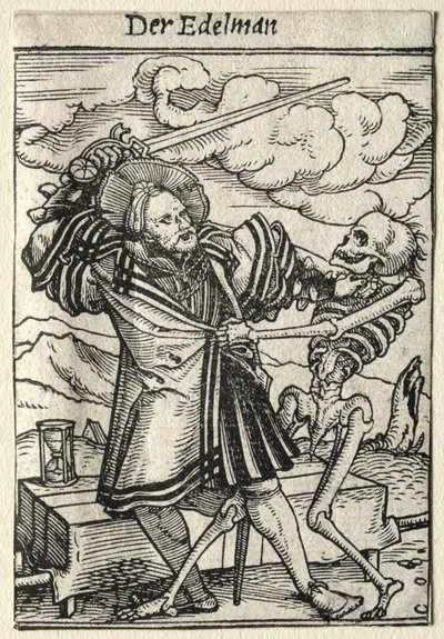 Tanec smrti: Šlechtic. od Hans Holbein