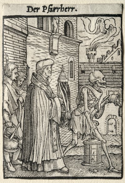 Tanec smrti: Pastor od Hans Holbein