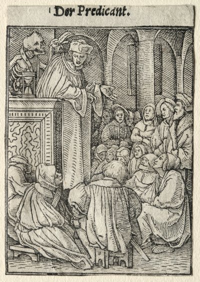 Tanec smrti: Kazatel od Hans Holbein