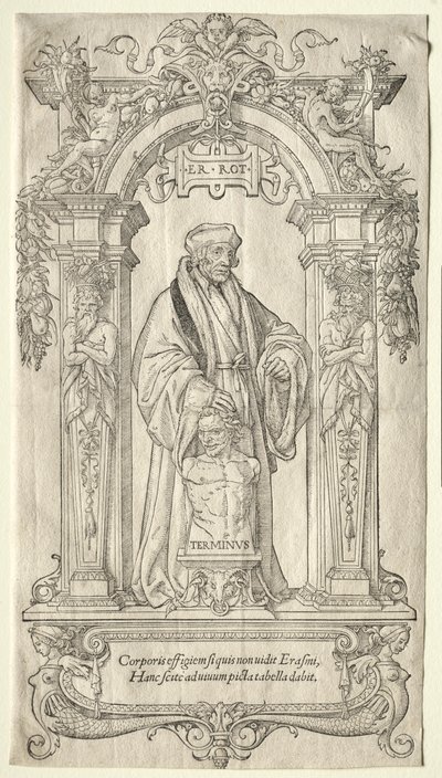 Erasmus Rotterdamský. od Hans Holbein