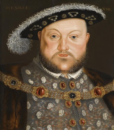 Portrét anglického krále Jindřicha VIII od Hans, Holbein