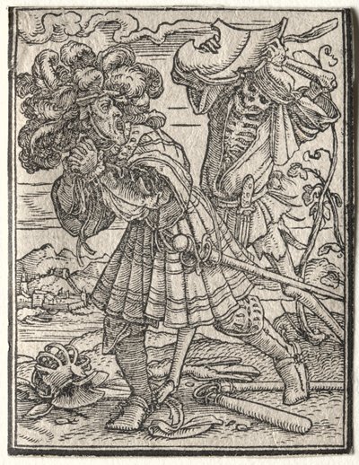 Tanec smrti: Hrabě nebo hrabě. od Hans Holbein