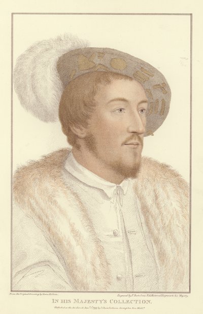Anonymní muž (akvatinta) od Hans Holbein der Jüngere