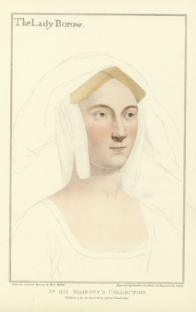 Catherine, The Lady Borough (akvatinta) od Hans Holbein der Jüngere