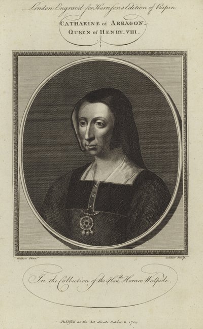 Kateřina Aragonská od Hans Holbein der Jüngere