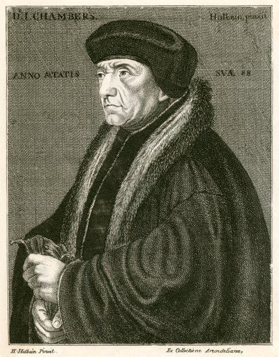 Dr Chambersová od Hans Holbein der Jüngere