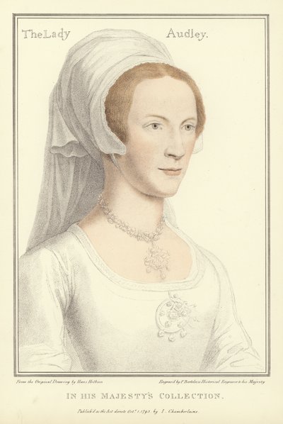 Elizabeth, Lady Audley (akvatinta) od Hans Holbein der Jüngere