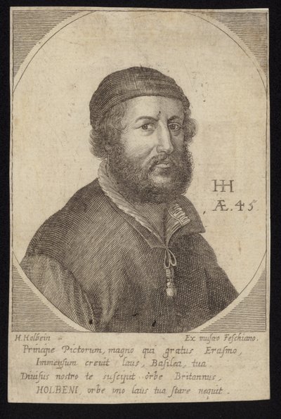 Autoportrét Hanse Holbeina od Hans Holbein der Jüngere