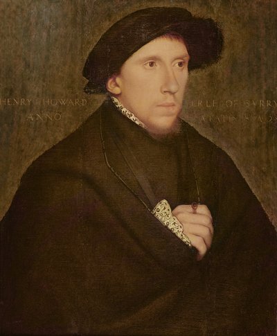 Henry Howard, hrabě ze Surrey, kolem 1542 (olej a tempera na panelu) od Hans Holbein der Jüngere