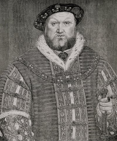 Jindřich VIII. (1491-1547) od Hans Holbein der Jüngere
