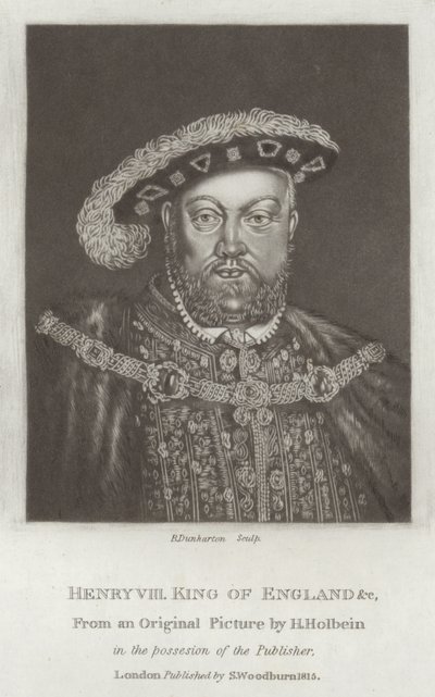 Jindřich VIII král Anglie od Hans Holbein der Jüngere