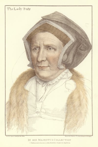 Lady Margaret Butts (akvatinta) od Hans Holbein der Jüngere