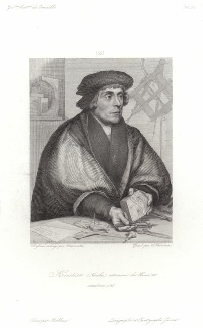 Nicholas škrábe od Hans Holbein der Jüngere