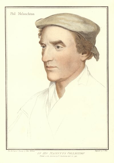 Philipp Melanchthon (akvatinta) od Hans Holbein der Jüngere