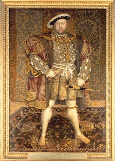 Portrét Jindřicha VIII (1491-1547) od Hans Holbein der Jüngere