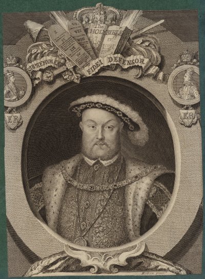 Portrét anglického krále Jindřicha VIII od Hans Holbein der Jüngere