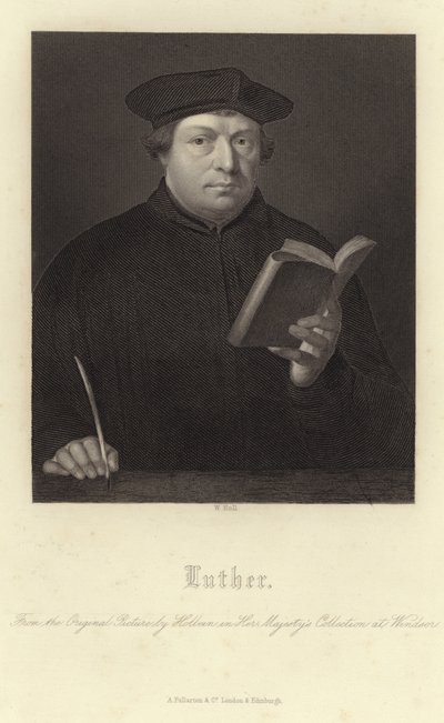Portrét Martina Luthera od Hans Holbein der Jüngere