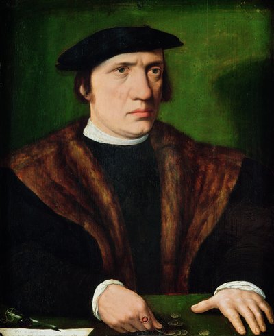 Portrét muže od Hans Holbein der Jüngere