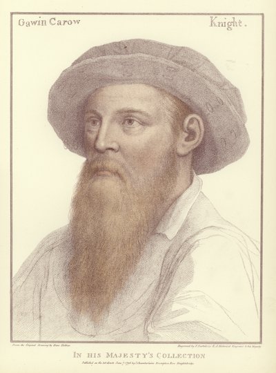 Sir Gawain Carew (akvatinta) od Hans Holbein der Jüngere