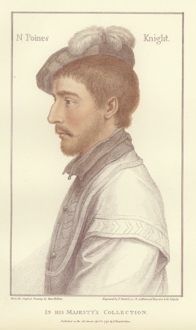 Sir Nicholas Poins (akvatinta) od Hans Holbein der Jüngere