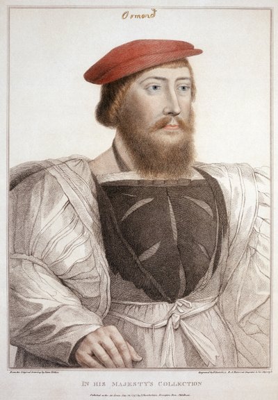 Sir Thomas Boleyn (1477-1539) vyryl Francesco Bartolozzi (1727-1815) 1797 od Hans Holbein der Jüngere