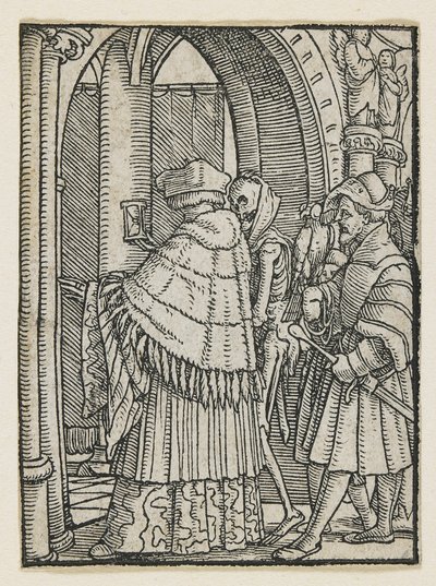 Kánon z tance smrti (Lyons), 1538, 1523-1526 od Hans Holbein der Jüngere
