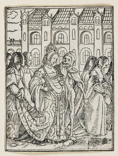 Císařovna z tance smrti (Lyons), 1538, 1523-1526 od Hans Holbein der Jüngere