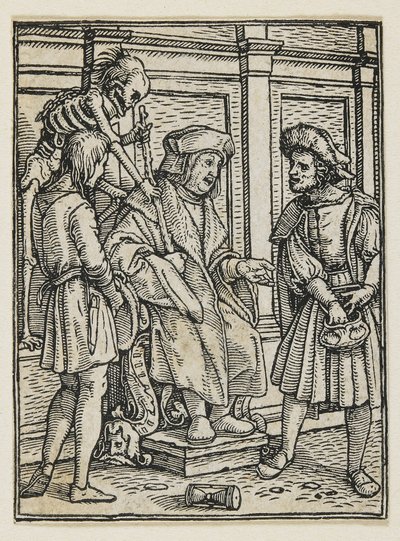 Soudce z tance smrti (Lyons), 1538, 1523-1526 od Hans Holbein der Jüngere