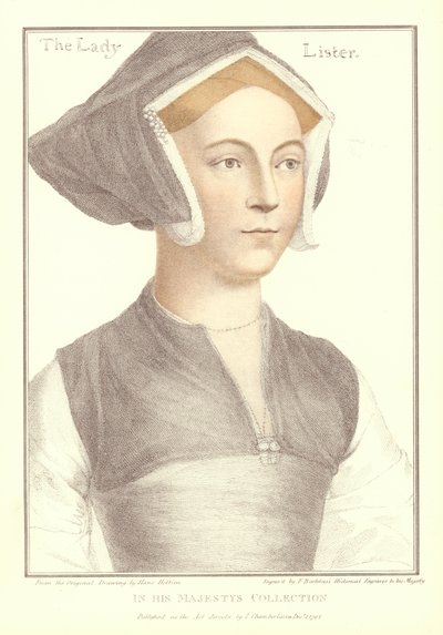 Lady Lister (akvatinta) od Hans Holbein der Jüngere