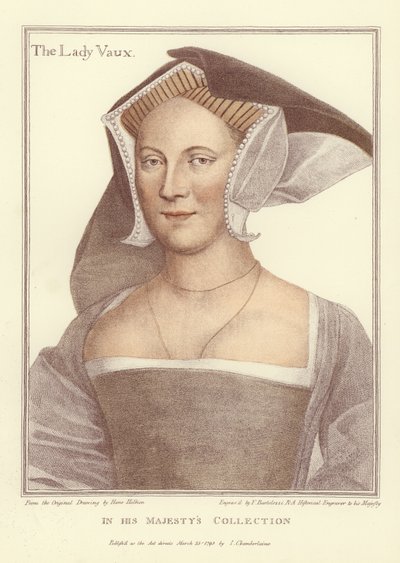 Lady Vaux (akvatinta) od Hans Holbein der Jüngere