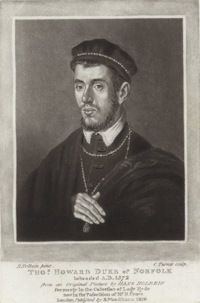 Thomas Howard vévoda z Norfolku od Hans Holbein der Jüngere