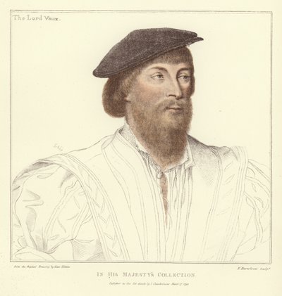 Thomas Vaux, druhý baron Vaux z Harrowdenu (akvatinta) od Hans Holbein der Jüngere