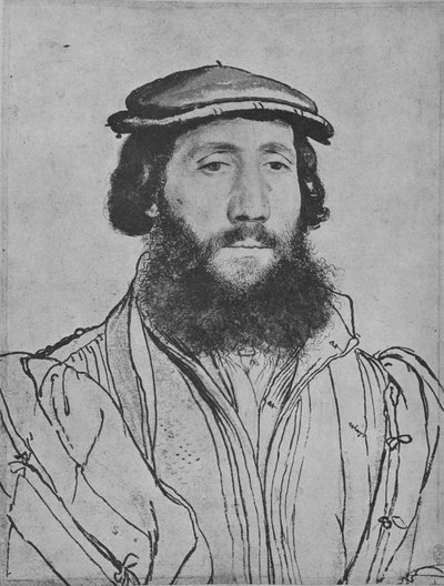 A Gentleman: Unknown, c1535 1945 od Hans Holbein der Jüngere