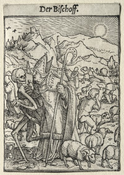 Tanec smrti: Biskup od Hans Holbein the Younger